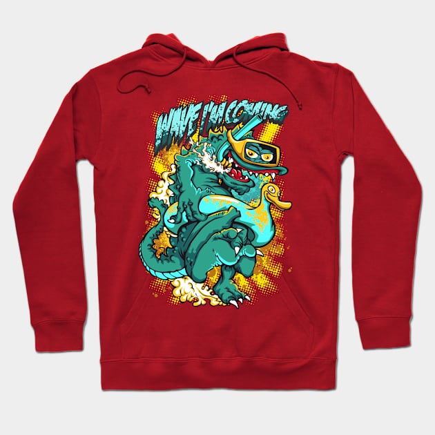 WAVE I`M COMING Hoodie by viSionDesign